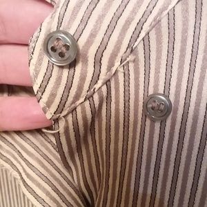 Anne Klein Tops - Anne Klein Pinstriped Button Up Blouse sz14 Anne Klein Tops - Anne Klein Pinstriped Button Up Blouse sz14